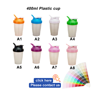 ZY 400ml thể thao cốc nước máy xay sinh tố Protein <span class=keywords><strong>Shaker</strong></span> chai phòng tập thể dục chai nhựa <span class=keywords><strong>Shaker</strong></span> chai - Product Image 4