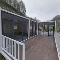 Maison conteneur modulaire XH à assemblage rapide, taille personnalisable, structure en panneaux sandwich en acier haute résistance, installation rapide en quelques heures, design moderne
