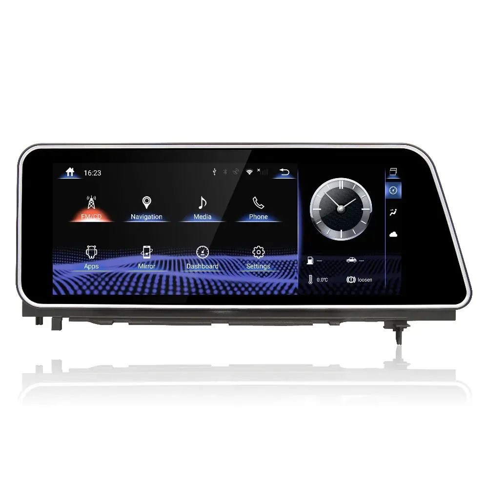 12.3 inch Android 13 đài phát thanh xe cho Lexus RX 2016 2018 màn hình cảm ứng đa phương tiện Máy nghe nhạc stereo GPS Navigation không dây Carplay đơn vị