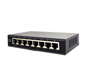 Switch Ethernet de sécurité Gigabit 8 ports avec alimentation externe unique DC9-12V pour caméra IP CCTV - Product Image 2