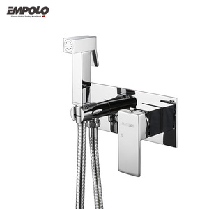 Горячая распродажа, латунный настенный смеситель для ванной и туалета - Product Image 1