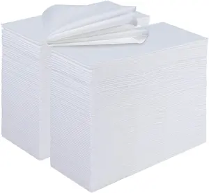 Lino come asciugamano per gli ospiti tovagliolo di carta usa e getta bianco