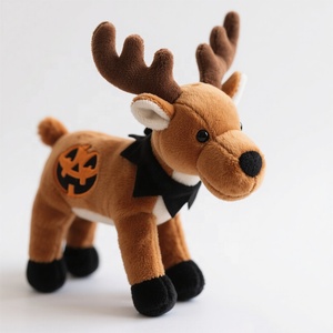 Peluche <span class=keywords><strong>de</strong></span> Alce Personalizado <span class=keywords><strong>de</strong></span> Halloween, Muñeco <span class=keywords><strong>de</strong></span> Peluche Súper Suave <span class=keywords><strong>de</strong></span> Algodón PP y Poliéster, Juguete <span class=keywords><strong>de</strong></span> <span class=keywords><strong>Terror</strong></span> para Decoración <span class=keywords><strong>de</strong></span> Fiestas, Caja <span class=keywords><strong>de</strong></span> Regalo - Product Image 2