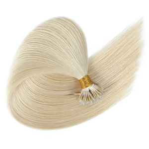 Jasmine Beauty New Arrival Nano tip hair extensions European Remy Hair Extensions Double Drawn Cuticle Aligned with Metal Tips - Product Image 6