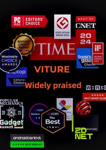 Terminal d'ordinateur spatial AR VITURE Smart Pro à porter autour du cou, hôte privé, prend en charge le contrôle gestuel, conception montée sur le cou, offre une liberté de mouvement des mains - Product Image 6