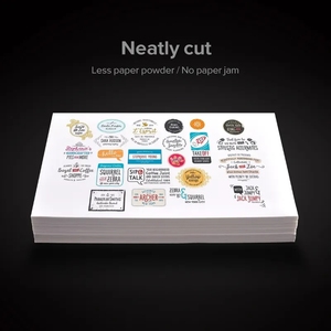 Phun Máy in laser Sticker giấy không thấm nước A4 tự dính nhãn giấy 108gsm Matte Trắng - Product Image 5