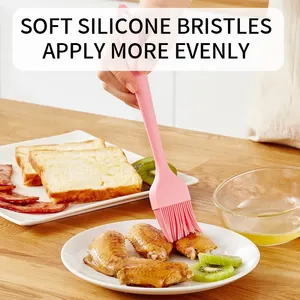 Hoge Kwaliteit 5 Stuks Lepel Keuken Crème Plastic Schraper Spatel Kookgerei Siliconen Keukengerei