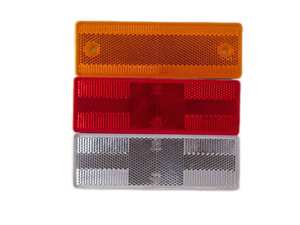 عاكسات أكريليك مربعة الشكل من مصنع كيه-لايت، مقاس 150 ملم، للشاحنات والمقطورات، إكسسوار تحذير عاكس للسلامة أثناء ركوب الدراجات ليلاً - Product Image 6