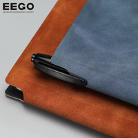 Bloc-notes effaçable à sec portable A5 en PU réutilisable pour le bureau, la maison, l'école