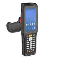 Android 4 pouces clavier complet PDA terminal portable robuste avec 4G pour Bluetooth NFC WIFI 1D 2D Scanner pour les collectionneurs en stock