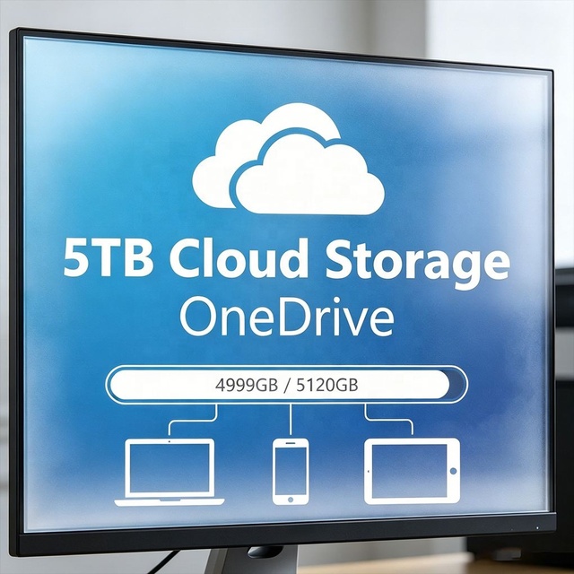 New OneDrive 5TB Cloud Storage Compatible with Any Device Lifetime Access in Stock and Fast Shipping Account and Password Vision