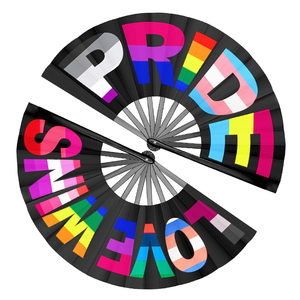 Éventails pliants POP de 33 cm, très sonores, personnalisables avec logo, pour la danse en ligne, les événements et les événements sonores - Product Image 2