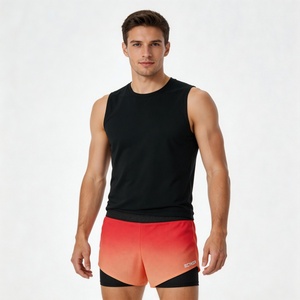 Pantaloncini da Jogging 2 in 1 Rosso Fiammante con Fodera in Rete ad Asciugatura Rapida per Corsa Notturna Sicura ed Esercizio Fisico Personalizzato - Product Image 6