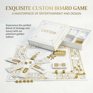 Jeu de société de luxe personnalisé en usine avec impression sur plateau, idéal pour les jeux entre amis - Product Image 1