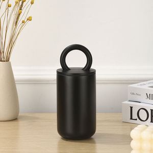 304 Stainless Steel <b>Double</b> <b>Wall</b> Vacuum Flask Portable 500ml Coffee <b>Mug</b> with Perfume Glass Bottle for Home & Outdoor Use - Product Image 4