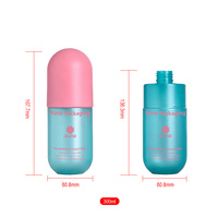 Flacon pulvérisateur d'huile essentielle non toxique pour soins capillaires, capsule 24/410, flacon pulvérisateur de beauté translucide mat, flacons pulvérisateurs d'aromathérapie