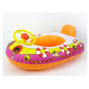 עיצובים חדשים סירה מתנפחת עם חצוצרה , מצחיק ילדים צעצוע החוף מתנפח צעצוע