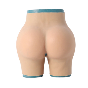 Women's High Waist Realistic Seamless Silicone Shorts Plus Size Waist Trainer with <strong>Butt</strong> <strong>Enhancement</strong> Comfortable <strong>Leggings</strong> - Product Image 5