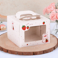Caja de Embalaje para Pasteles de Cartón al por Mayor en China, Caja Transparente para Pasteles, Caja Personalizable para Pastelería