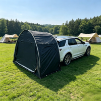 Tente de camping automatique quatre saisons imperméable en tissu Oxford pour voiture, protection solaire en caoutchouc noir, 6-8 personnes - Vente chaude