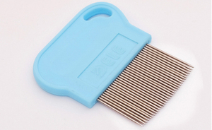 Brosse pour animaux de compagnie peigne à grille en acier inoxydable enlever les puces broche poils de chien peigne à aiguille de toilettage - Product Image 4
