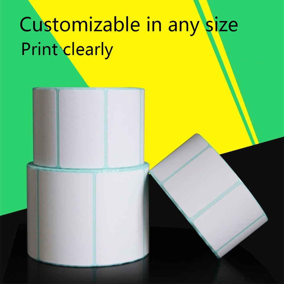 Hot Sell Customized Adhesive Sticker Shipping Labels Barcode Thermal Roll Paper for Logistic Use