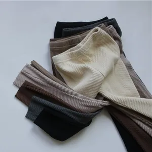 Pantalones elásticos para niños pequeños, mallas suaves elásticas con tirantes, pantalones de moda Unisex