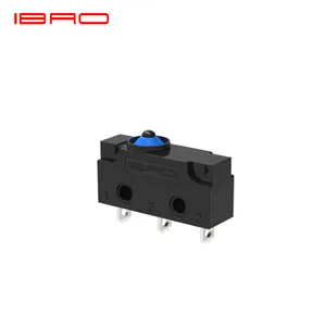 IBAO निविड़ अंधकार माइक्रो स्विच श्रृंखला MAF OEM काले Spdt 16A 24Vdc 5E4 T125 kw3 oz माइक्रो स्विच