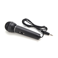 Microphone portable filaire 3,5 mm, microphone à condensateur pour audio stéréo, PC, ordinateur portable, microphone pliable