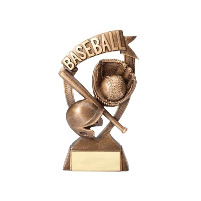 Wholesale Custom Souvenir Resin Sports Awards Baseball Trophy for Collection