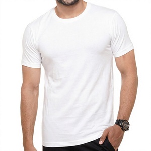 Men's 100% Cotton Blank T Shirt Breathable Quick Dry Casual Fit O Neck <b>Short</b> Sleeve Tee for Gym Daily Wear - Product Image 2