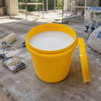 Seaux en plastique cylindriques ovales avec couvercle et poignée, en PP, de 600 ml à 20 l, vente en gros d'usine