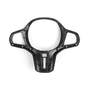 Copertura Centrale del Volante in Fibra di Carbonio con Pulsante Riscaldato per <span class=keywords><strong>BMW</strong></span> <span class=keywords><strong>G11</strong></span> G12 G20 G30 M3 G80 G81 M4 G82 M2 G87 F95 F96 F97 - Product Image 3