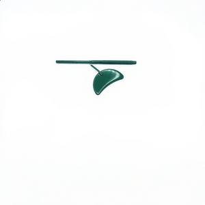 Professional Green Half Moon Lash Extension <b>Mirror</b> Eyelash Application Stainless Steel <b>Makeup</b> Tool White Matt Finish 50pcs - Product Image 4