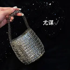 Luxury 2023 Women's Party Bags Women Sequin Style Dinner Bag Sequin Clutch Bag Glitter Chain Fashion Sac De Luxe Sequin Clutch B