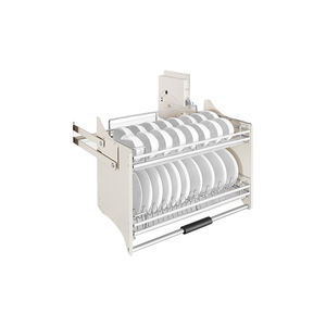 Étagère escamotable en acier inoxydable Vbosr, panier élévateur de cuisine, paniers élévateurs, armoire de garde-manger, armoire de cuisine escamotable - Product Image 2