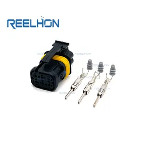 6-poliges Gehäuse Wasserdichte Dichtung klemme Elektrisches Kabel Kabelbaum stecker Steckdose Zubehör DJ7068A-1.5-21 Auto Connector