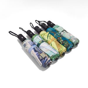 Branded Chinese Manufacturer High Quality Modern Travel Promotional 3 Folding Umbrellas Wholesale <b>Cheap</b> Customized Rain Logo - Product Image 1