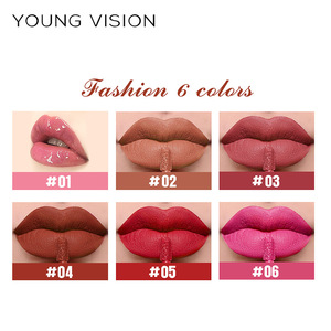 Young Vision <b>Lip</b> Gloss Set 6pcs 1.5ml Each Matte Velvet Finish For <b>Lips</b> - Product Image 4