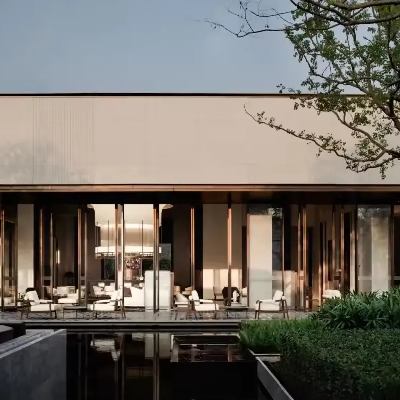 Sanhai 3D Max Light Produits de design d'intérieur de luxe Rendu Détails CAO Rédaction de plans de villa Consultant de schéma holistique