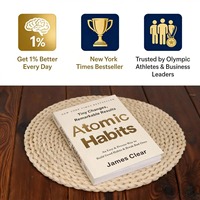 Atomic Habits de James Clear, livre de lecture pratique sur la formation des habitudes et le développement personnel