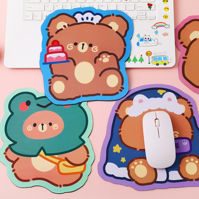 Custom Mouse Pad Mat Pvc Anime Shaped Mouse Pad Cute Non Slip Custom Printing Pvc Leather Mouse Pad