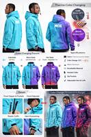Veste coupe-vent en nylon imperméable à capuche dégradée de haute qualité pour homme, idéale pour la pluie, la conduite et l'entraînement en extérieur (vente en gros)