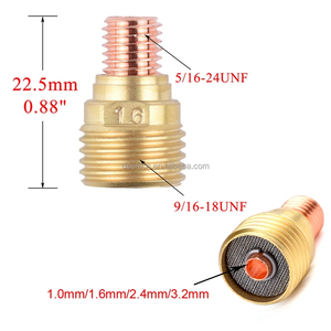 7Pcs #<span class=keywords><strong>12</strong></span> Pyrex Cốc Thủy Tinh Kit Mụ Cơ Thể Khí Ống Kính <span class=keywords><strong>Tig</strong></span> 1.0/1.6/2.4/3.2Mm Hàn Ngọn Đuốc Cho <span class=keywords><strong>Wp</strong></span>-9/20/25 Hàn Phụ Kiện - Product Image 5