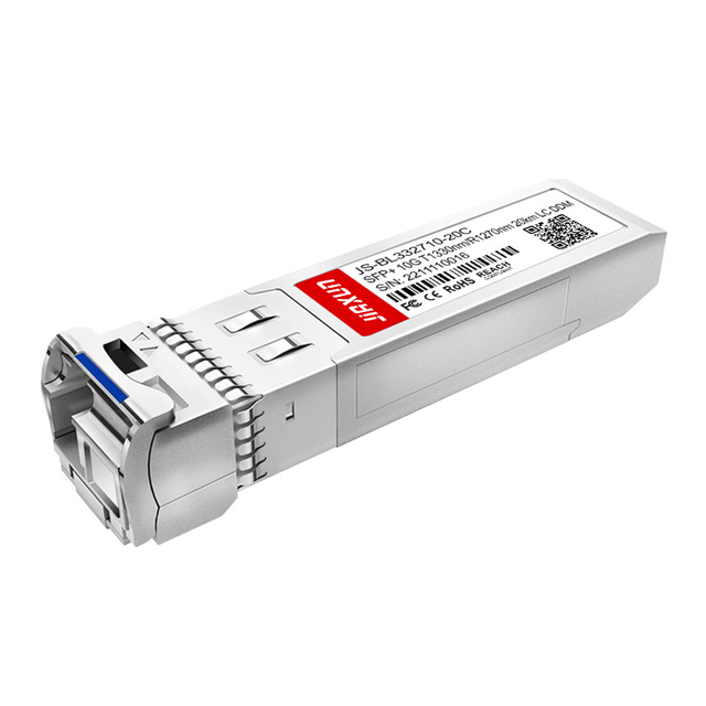 10GBASE-BX SFP+ BiDi 1330nm-TX/1270nm-RX 20km Simplex LC/UPC SMF Transceiver Module for Data Center Switches