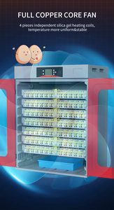 Vente d'usine WONEGG Incubateurs à œufs <span class=keywords><strong>de</strong></span> poulet entièrement automatiques 728 œufs Grande capacité Armoire Solaire Incubateur à œufs <span class=keywords><strong>de</strong></span> caille 1000 œufs - Product Image 6