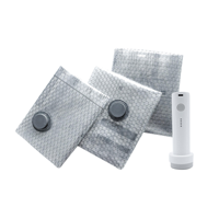 Ensemble de sacs de compression sous vide avec logo personnalisé, pompe électrique rechargeable par USB, sacs économiseurs d'espace pour l'organisation de la maison et du placard