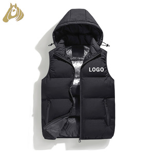 Chaleco Acolchado <span class=keywords><strong>para</strong></span> Hombre, Diseño Aerodinámico, Cálido, de Poliéster, Versátil <span class=keywords><strong>para</strong></span> <span class=keywords><strong>el</strong></span> Uso Diario - Product Image 1