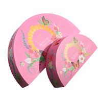 Boîte cadeau de chocolat de luxe en forme unique, emballage de bonbons irrégulier fait à la main avec logo personnalisé pour les célébrations