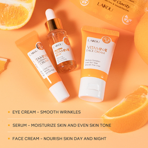 Ensemble de soins de la peau pour femmes, sérum à la vitamine C, traitement blanchissant de l'acné, acide hyaluronique, collagène, lotion pour le corps, autres cosmétiques pour le visage - Product Image 3